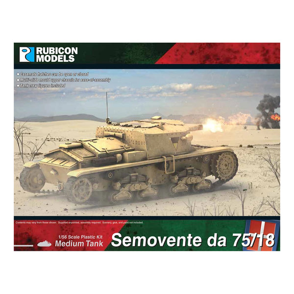Semovente da 75/18 1/56 Scale Tank Model