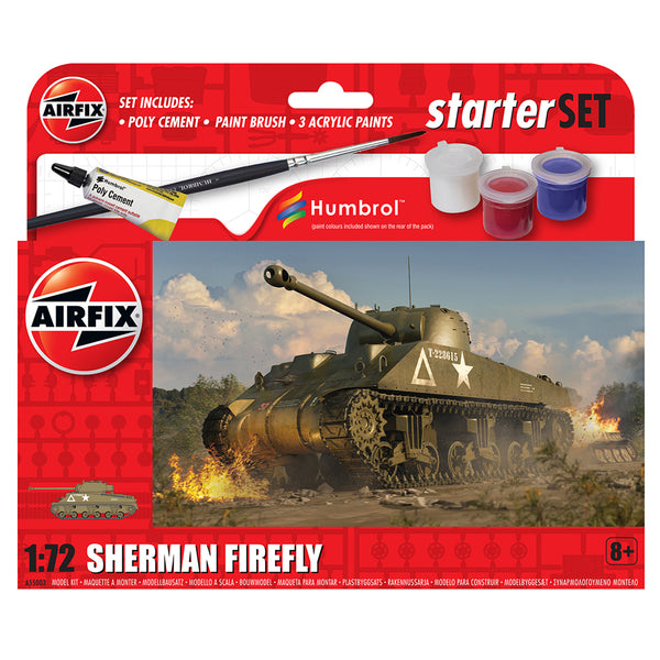 Sherman Firefly Tank Scale Model (Airfix Starter Set 1:72)