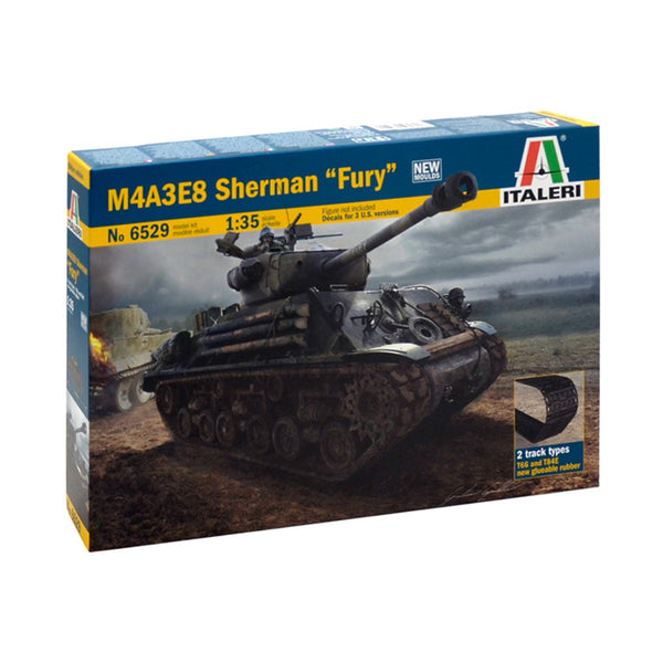 M4A3E8 Sherman "Fury" - Italeri 1/35 Scale Tank Kit