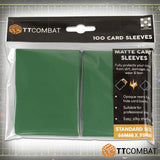 100 Pack Green TCG Sleeves