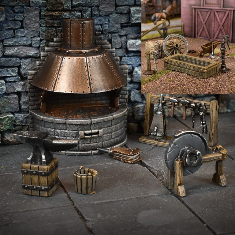 Blacksmith & Stable Terain Crate