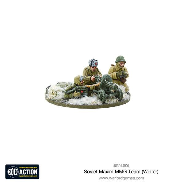 Soviet Maxim MMG Team (Winter) Bolt Action Minis