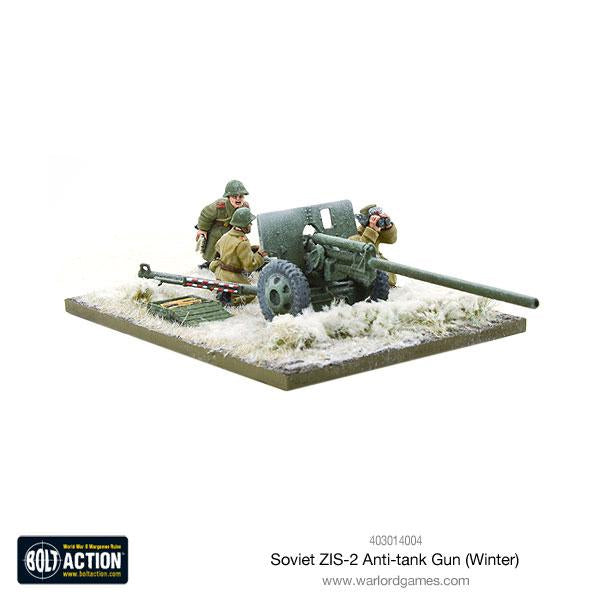 Soviet ZiS-2 Anti-Tank Gun (Winter) Bolt Action Minis