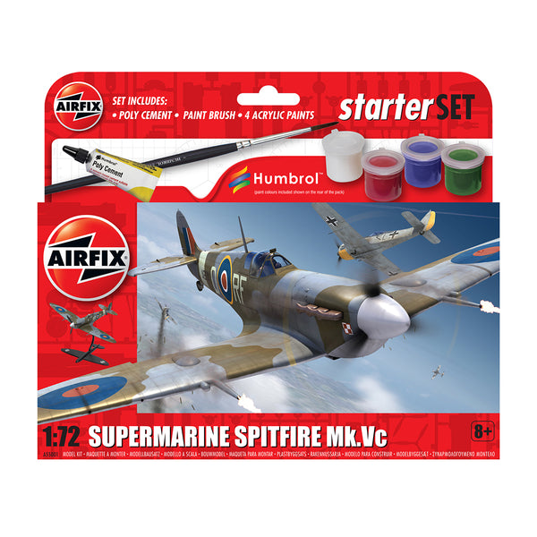 Airfix Supermarine Spitfire Mk.Vc 1:72 - Small Starter Set