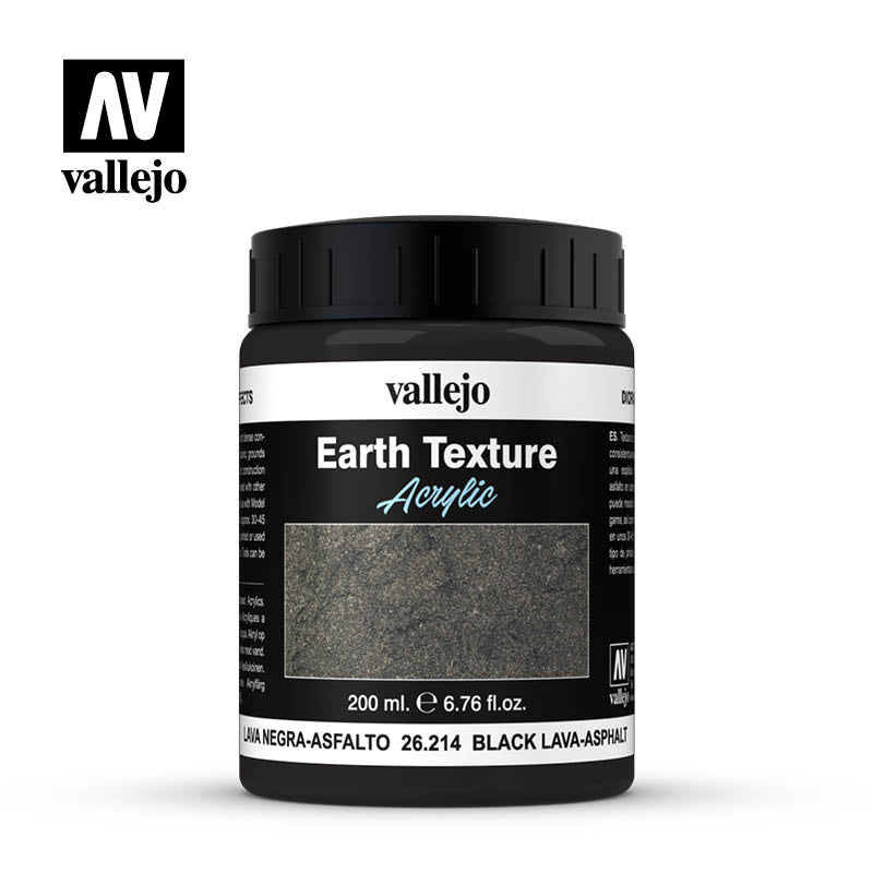 Black Lava - Stone Texture - 200Ml