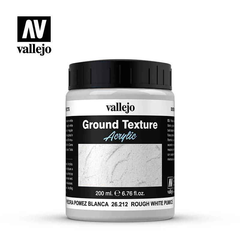 Rough White Pumice - Stone Texture - 200Ml