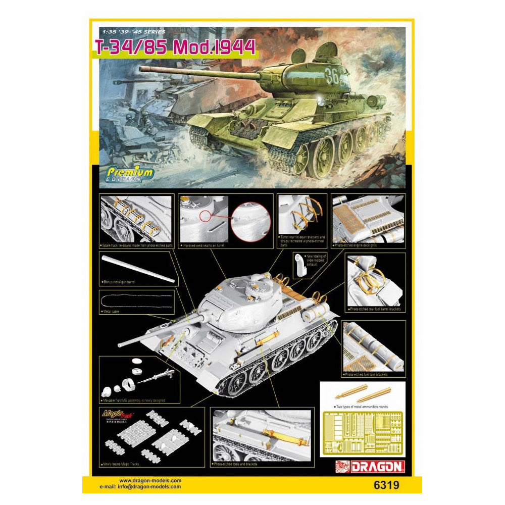 T-34/85 Mod.1944 - Dragon 1:35 Scale Tank
