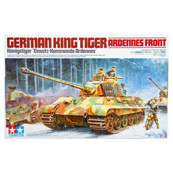 German King Tiger Ardennes Front - Tamiya 1/35 Scale Model