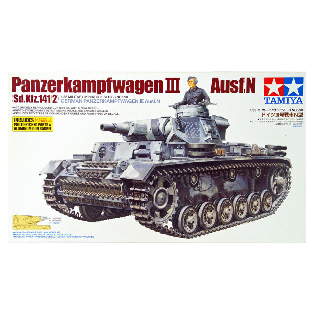 German Panzerkampfwagen III Ausf.N - Tamiya 1/35 Scale Model