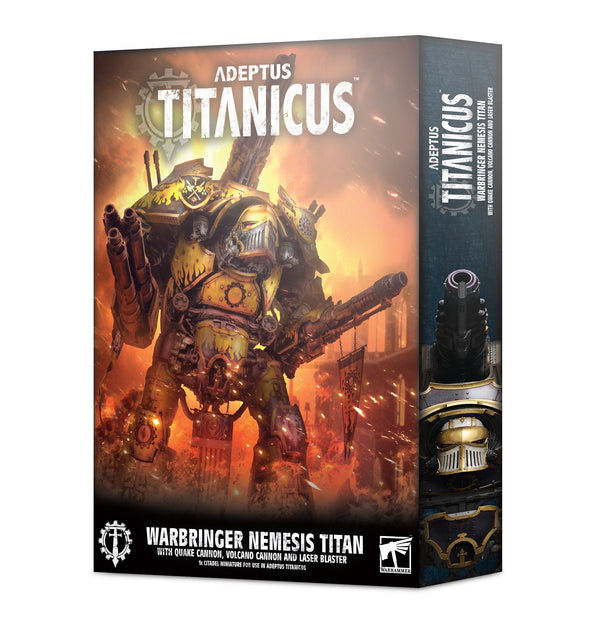 Warbringer Nemesis Titan with Quake Cannon, Volcano Cannon and Laser Blaster - Adeptus Titanicus