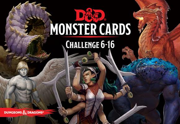 D&D Monster Cards - Challange 6-16: www.mightylancergames.co.uk
