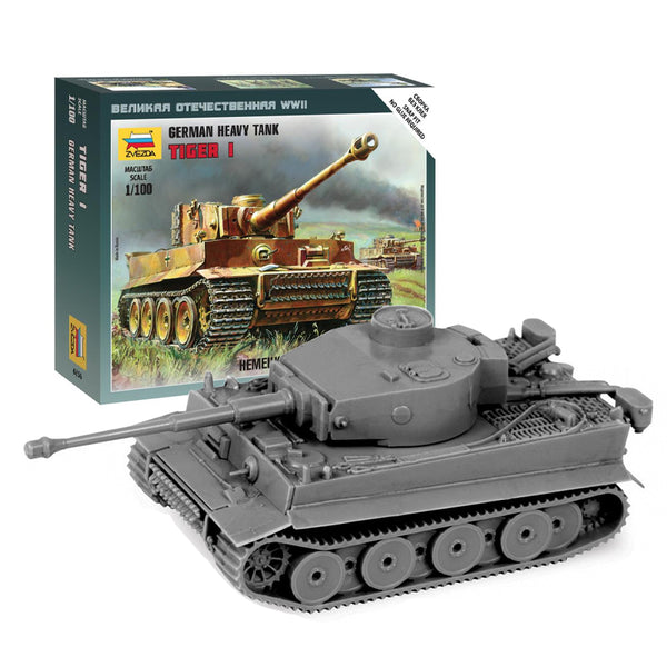 German Tiger 1 Heavy Tank  1/100 Scale Push Fit Model