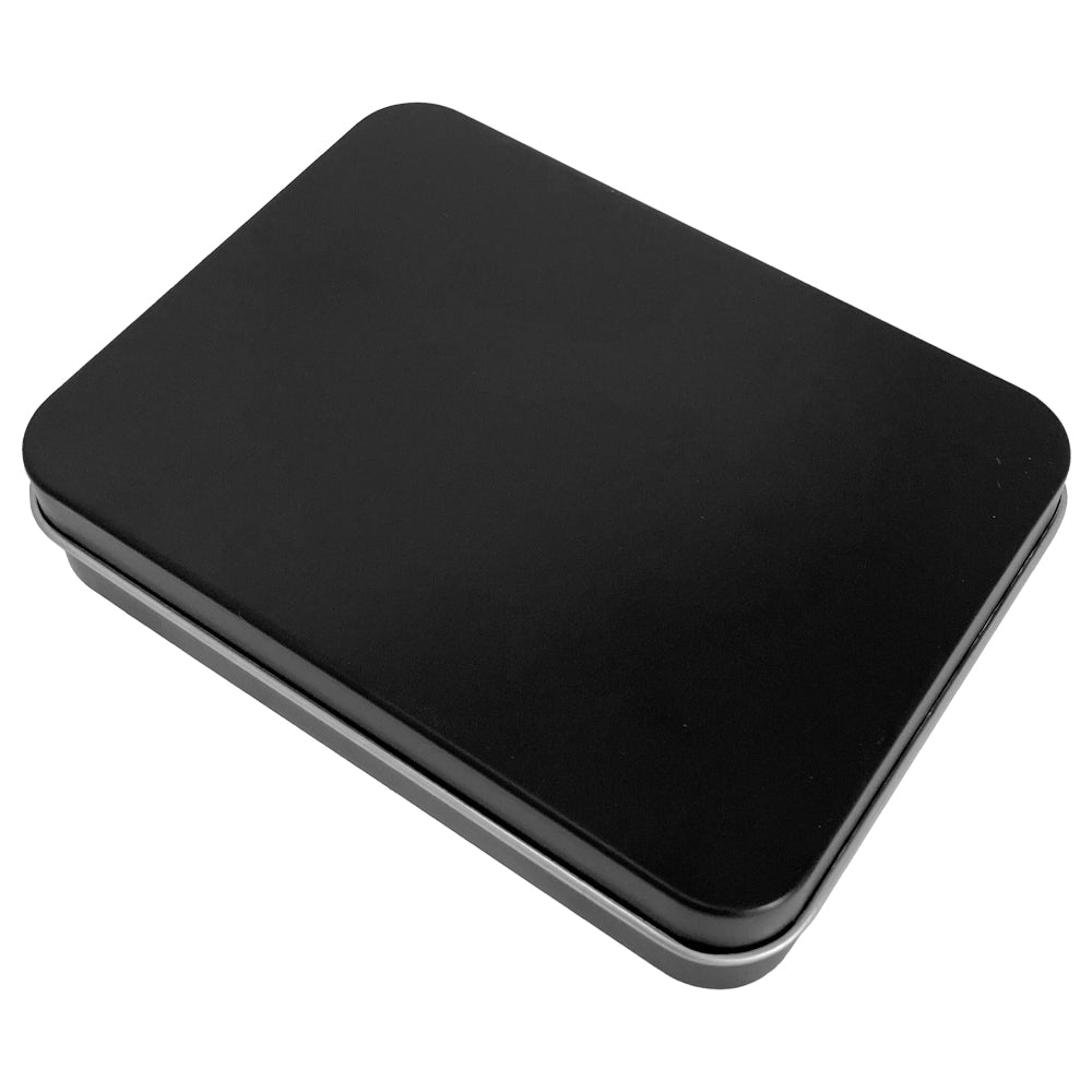 Black Metal RPG Poly Dice Tin