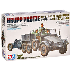 Kruppe Protze Towing Truck & 37mm Pak - Tamiya (1/35) Scale Models