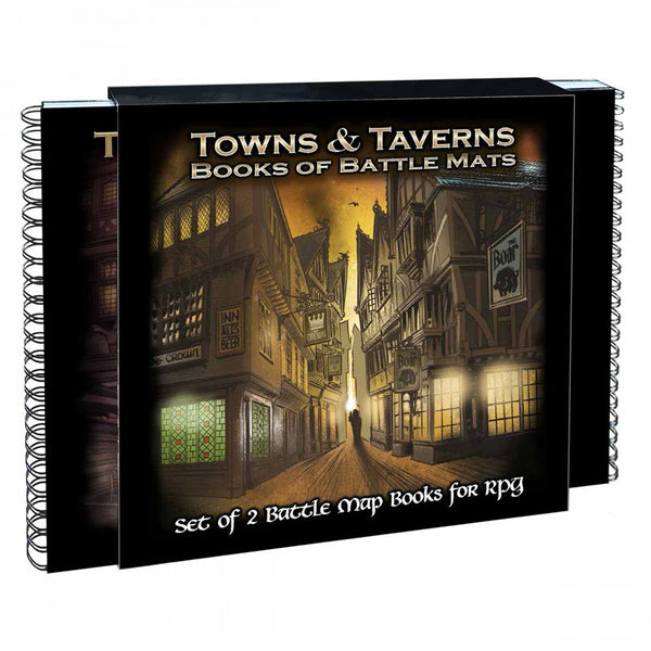 Towns & Taverns Book Of Battle Mats - RPG Maps