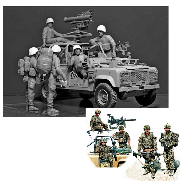 Modern UK Infantrymen Master Box 1:35 Scale Models