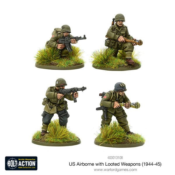 US Airborne With Looted Weapons