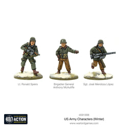 US Army Characters (Winter) Bolt Action Miniatures