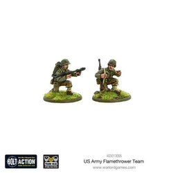 US Army Flamethrower Team Bolt Action Miniatures