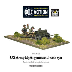 US Army M3A1 37mm Anti Tank Gun Bolt Action Minis