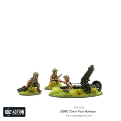 USMC 75mm Pack Howitzer Light Artillery Bolt Action Miniatures