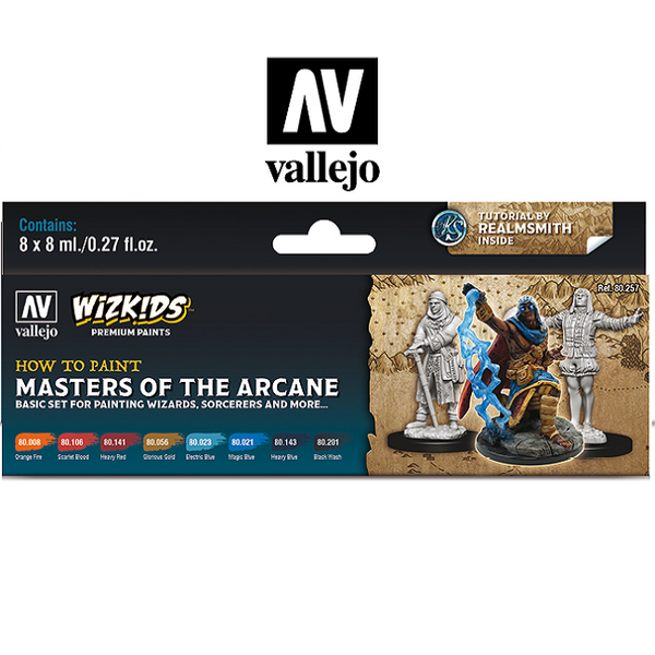 Masters of the Arcane - Vallejo Wizkids Paint Set - 80-257