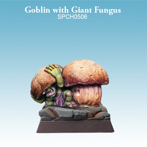 Goblin with Giant Fungus - SpellCrow - SPCH0506