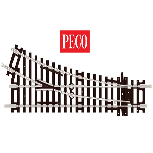 PECO - 2nd Radius, Right Hand Turnout- ST240 -OO/HO Gauge