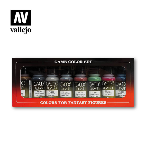 Game Color Washes Set - Vallejo - 73.998