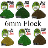 6mm flock