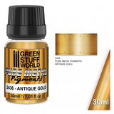 Antique Gold - Pure Metal Pigments - Green Stuff World 2436