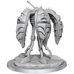 Pentadrone unpainted miniature by Wizkids as part of their Wave 16 Nolzur's Marvelous Miniatures range for Dungeons and Dragons. A miniature representing this construct, a five pointed star upon five mechanical legs and an eye on each appendage,