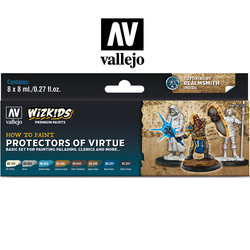 Protectors of Virtue - Vallejo Wizkids Paint Set - 80.252