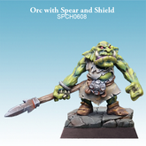 Orc with Spear and Shield - Spel...