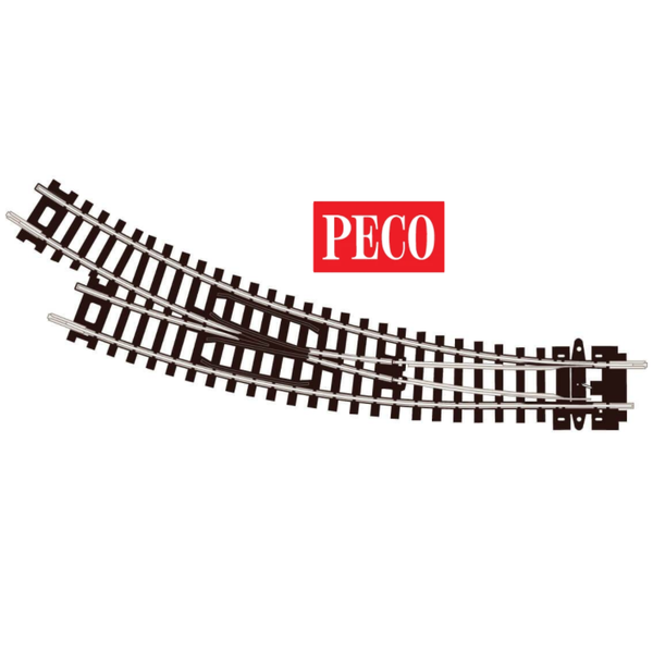 PECO - Right Hand Curved Turnout - ST-44- N Gauge