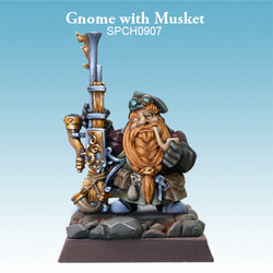 Gnome with Musket - SpellCrow - SPCH0907