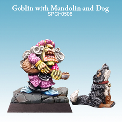Goblin with Mandolin and Dog - SpellCrow - SPCH0508