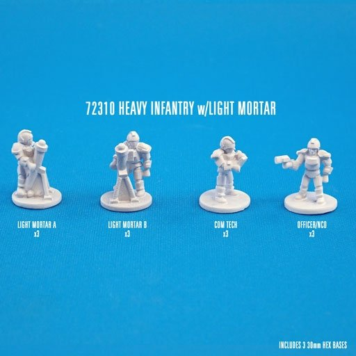 72310 Heavy Infantry With Light Mortars - Reaper CAV