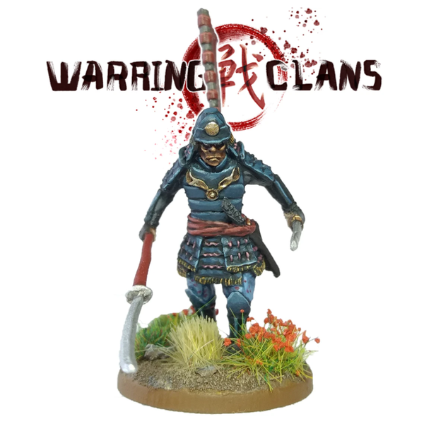 Samurai with Naginata and Katana- SAM013 - Warring Clans