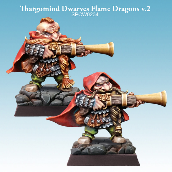 Thargomind Dwarves Flame Dragons v.2 - SpellCrow - SPCW0234