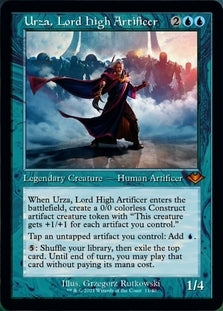 Urza, Lord High Artificer Etched Retro Foil