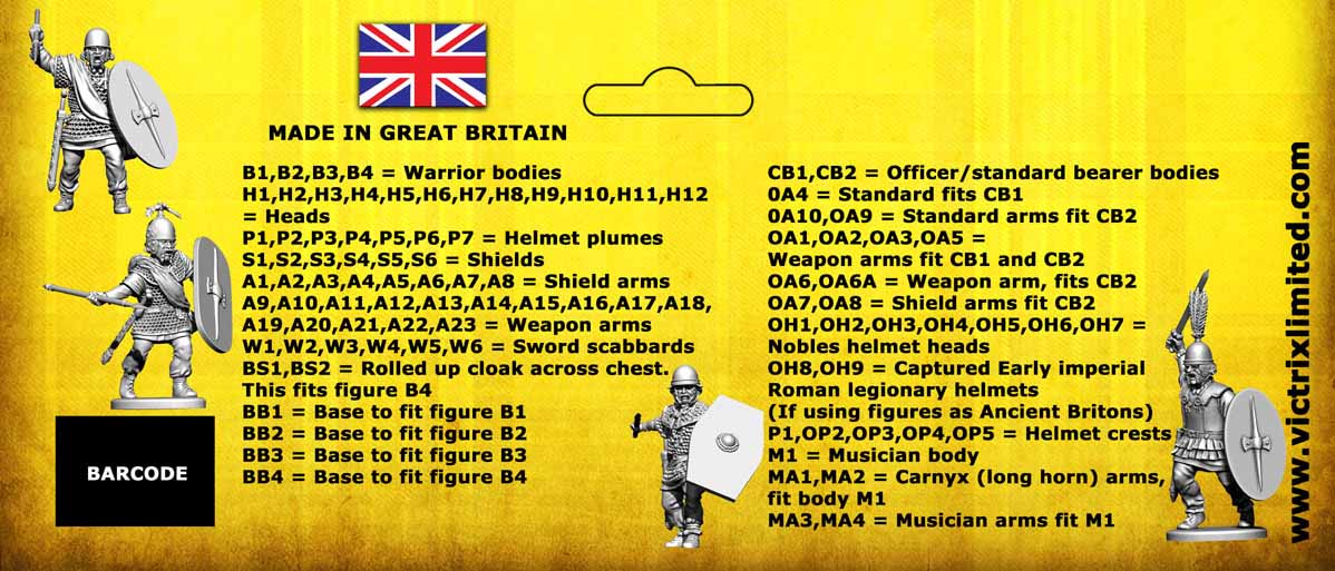 Gallic Armoured Warriors - Victrix - VXA036