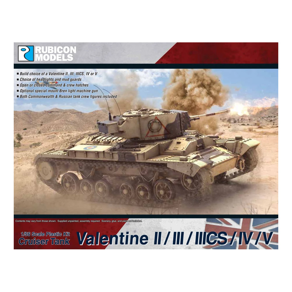 Valentine 1/56 Scale Cruiser Tank Model