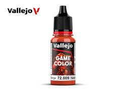 Vallejo Hot Orange Game Color Hobby Paint 18Ml