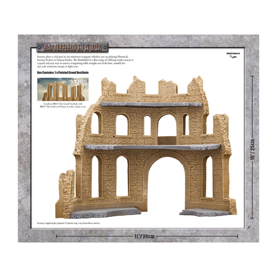 Grand Vestibule Sandstone Box Back