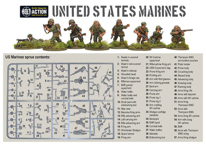 US Marines - USA (Bolt Action) :www.mightylancergames.com.uk