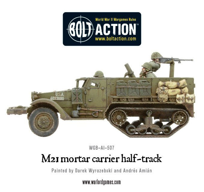M21 Mortar Carrier Half Track - United States (Bolt Action)