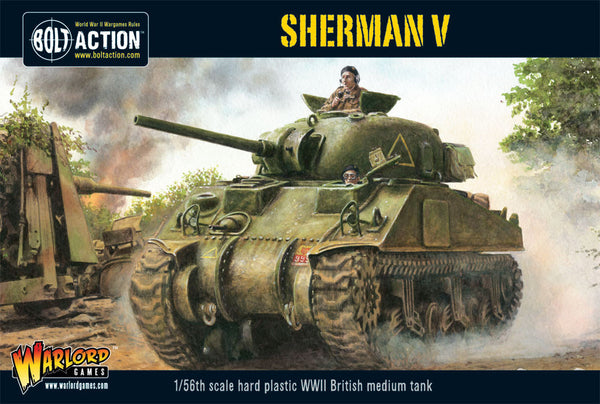 Sherman V - British (Bolt Action) :www,mightylancergames.co.uk