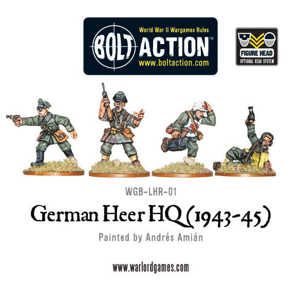 German Heer Army HQ (1943-45) - Bolt Action :www.mightylancergames.co.uk