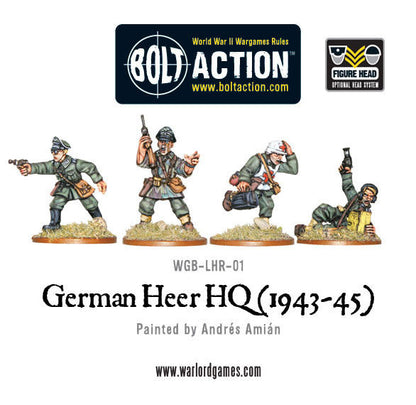 German Heer Army HQ (1943-45) - Bolt Action :www.mightylancergames.co.uk